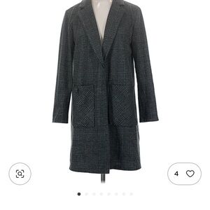 Urban  Outfitters Charcoal Plaid Women's Blazer